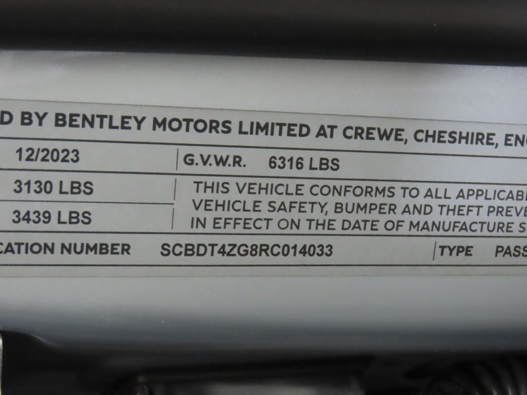 2024 Bentley Continental Mulliner