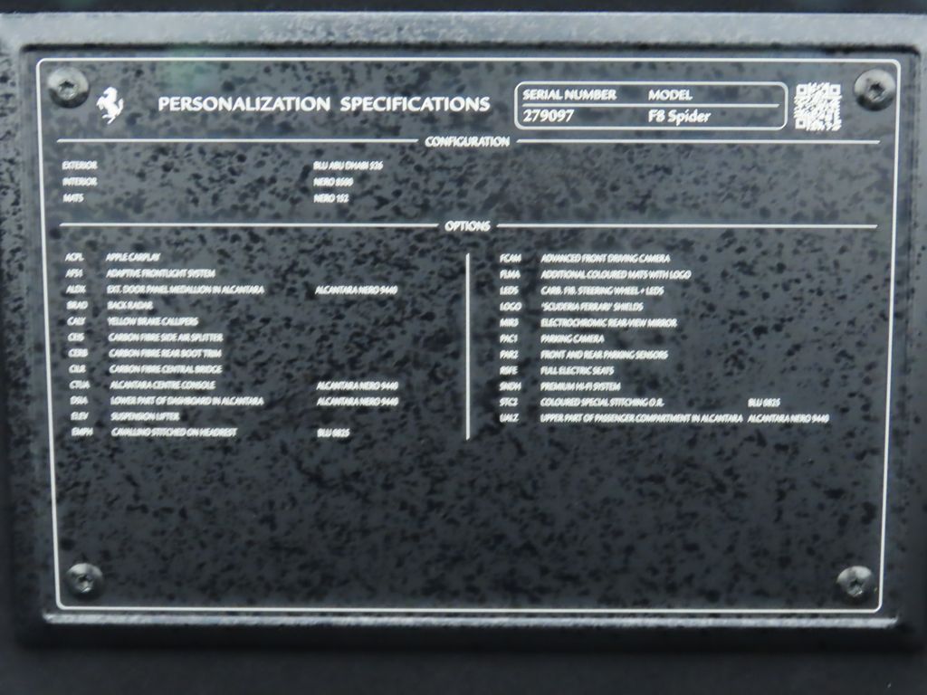 2022 Ferrari F8 Spider