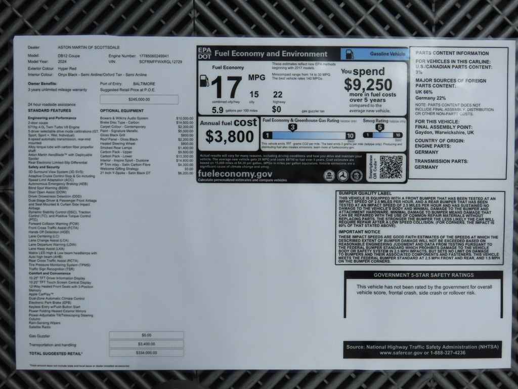 2024 Aston Martin DB12