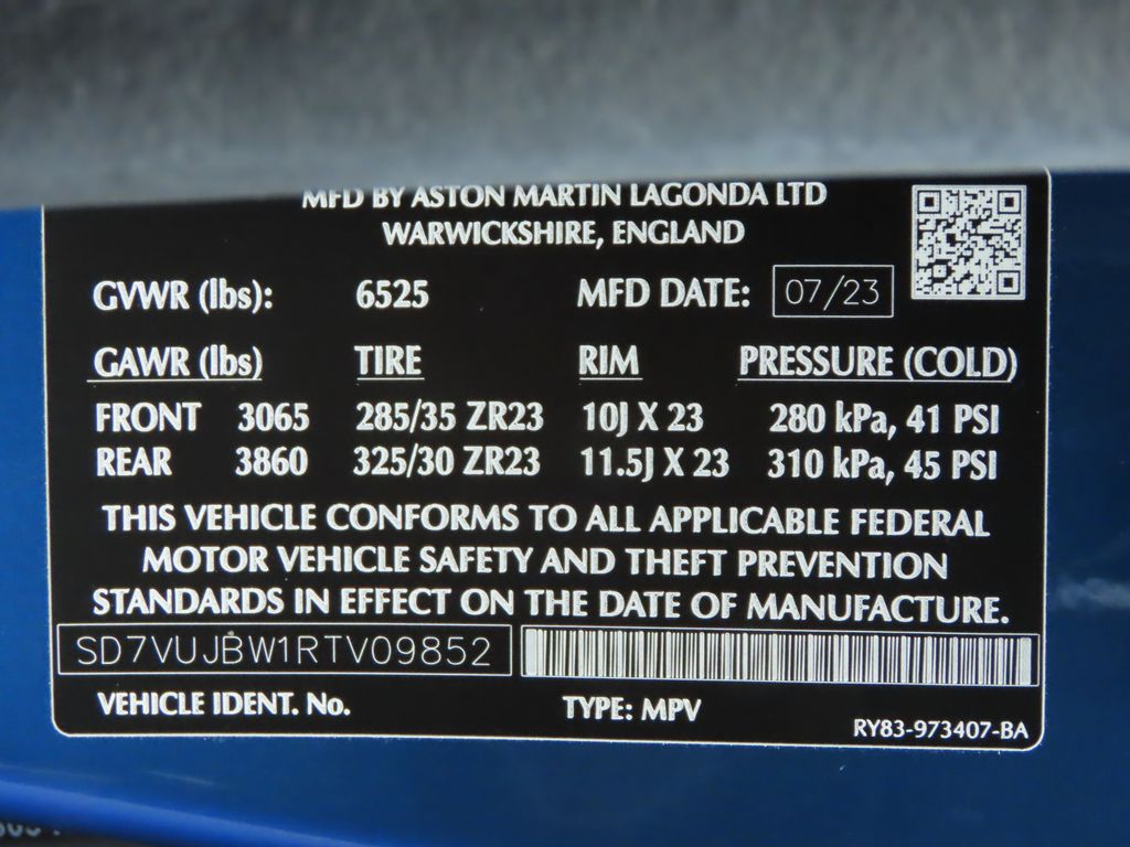 2024 Aston Martin DBX SUV